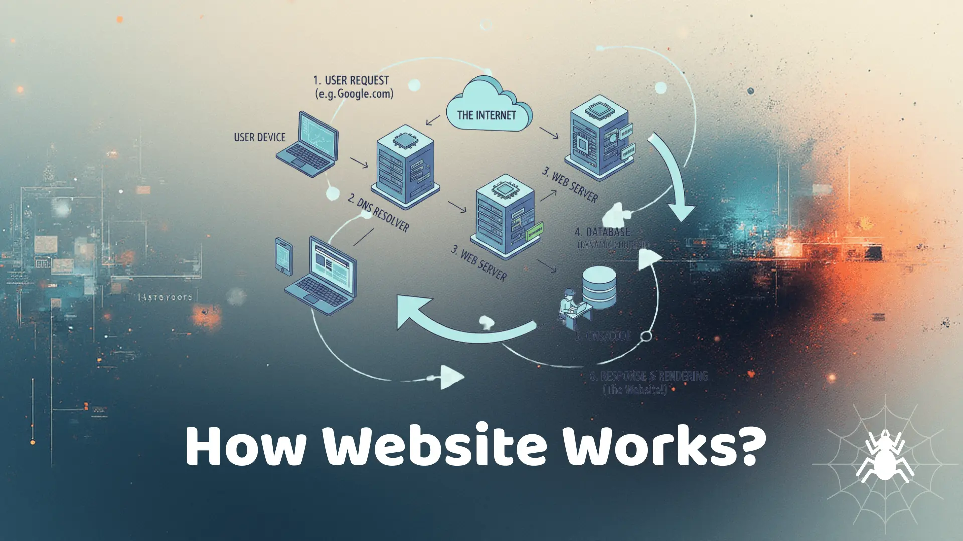 How website works? written by Md Moniruzzaman