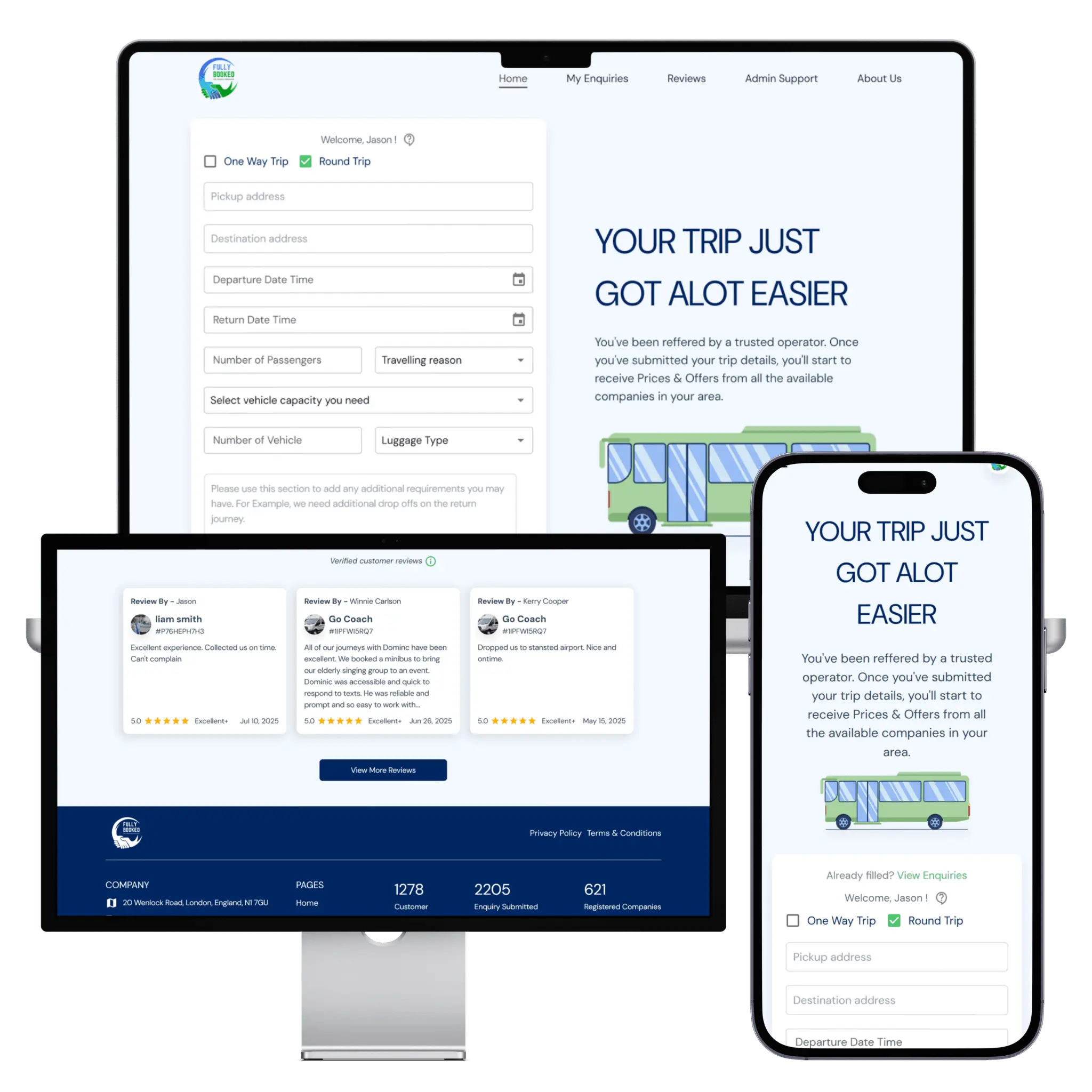 Fully Booked Customer Website